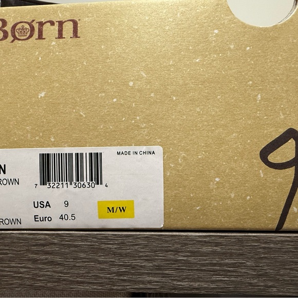 Born Dark Brown Leather Heeled Boots - Picture 6 of 6